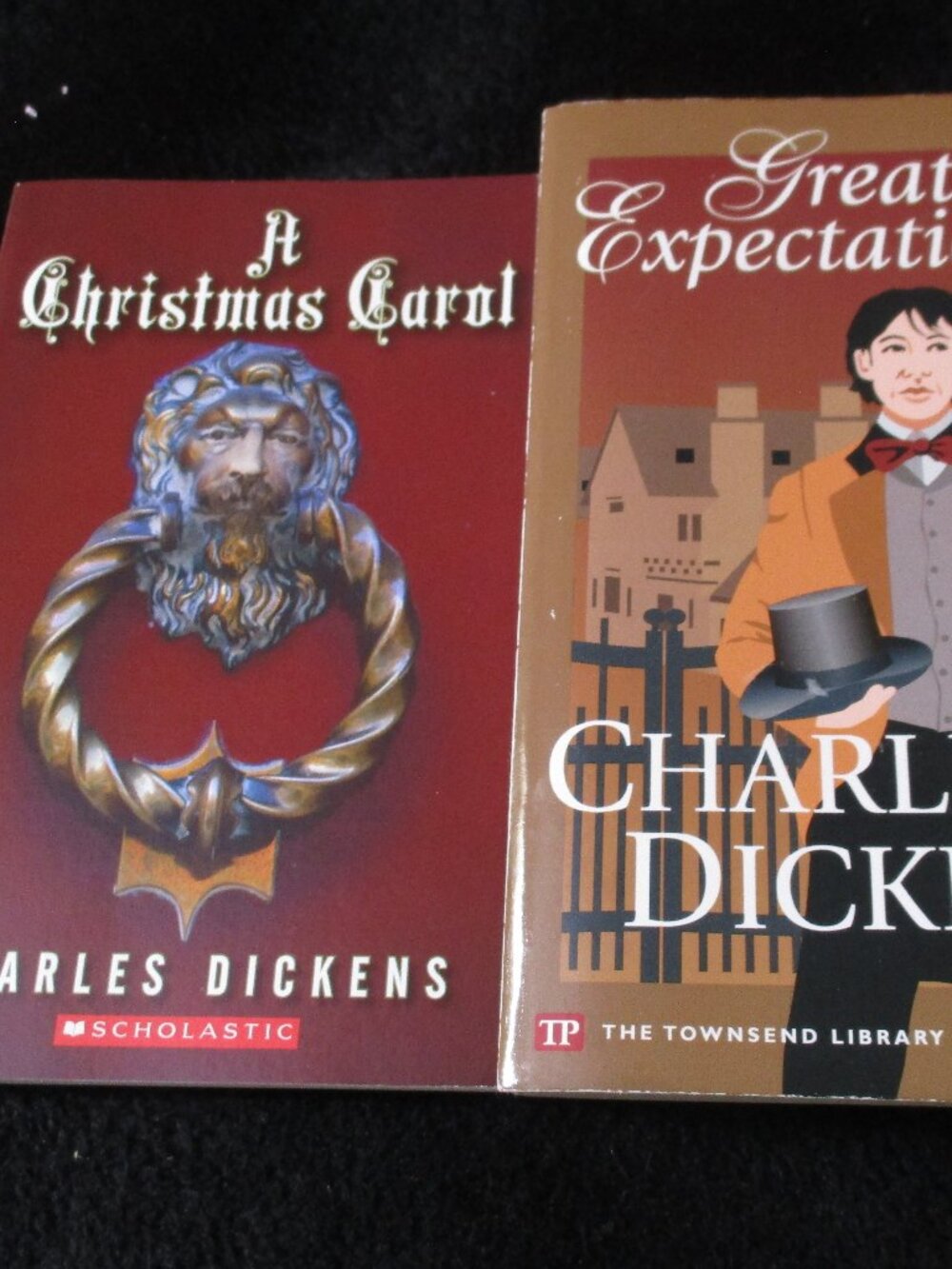 Charles Dickens Scholastic Books Great Expectations & A Christmas Carol